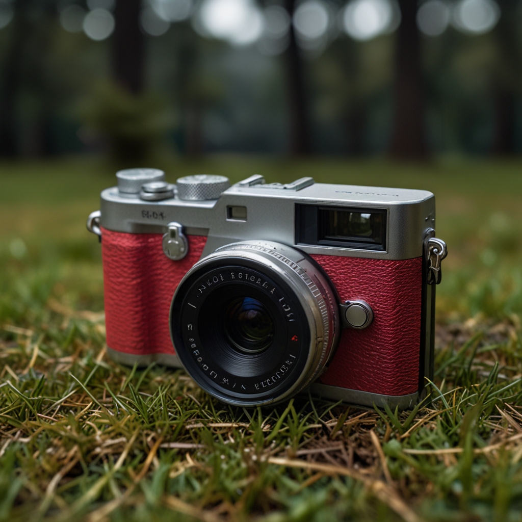 Compact silver camera body